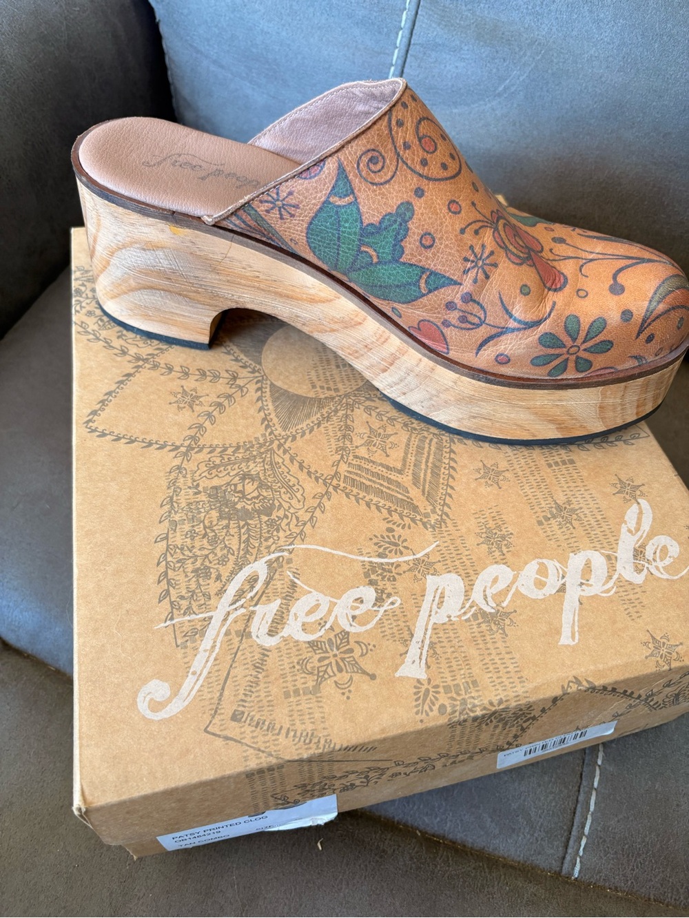 Free People Patsy Printed Clogs - Picture 5 of 11